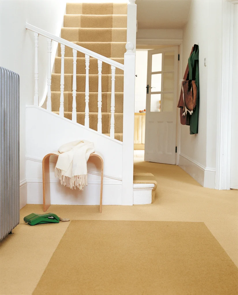 Bell Twist hall and stairs carpet fitting