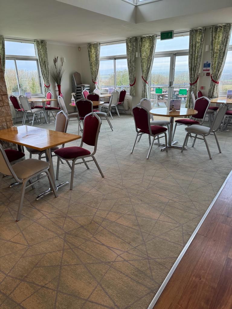 Karndean Van Gogh - Classic Oak at Came Down Golf Club with Brintons Quick Weave Carpet
