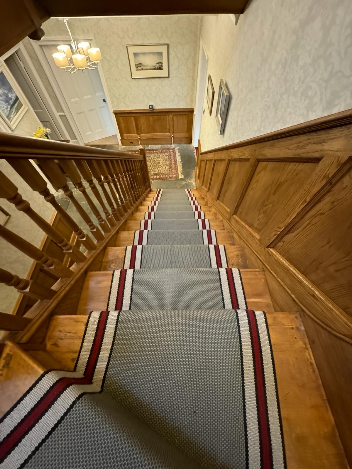 Fleetwood Fox Runner - Looking Down The Stairs Of A Beautiful Wooden Staircase